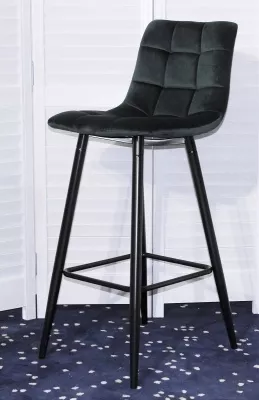 Барный стул LECCO UF910-14 DARK GREEN, велюр, 4 шт./2 кор. М-City Барный стул LECCO UF910-14 DARK GREEN, велюр, 4 шт./2 кор. М-City
