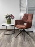 Стул DAVEN 360 град. поворот. RIELY-501 / G1038-18 Коричневый /Темно-серый, ®DISAUR