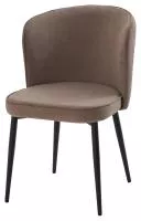 Стул МИЛАНО цвет B5 Капучино, велюр / черный каркас