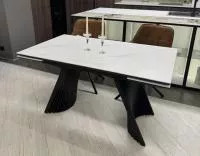 Стол ГОРАЦИО 180 цвет ОНИКС , керамика / Латте