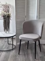 Стул МИЛАНО B22 Серый, велюр / черный каркас, М-City