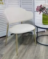 Стул SIENA MOHAIR-103 светлый латте, ткань / шампань, ®DISAUR