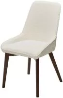 Стул CRISTIAN White A2635-1A, букле / орех, ®DISAUR