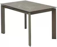 Стол CORNER 120 MATT LATTE STONE SOLID CERAMIC / TAUPE, ®DISAUR