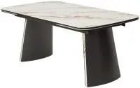 Стол VALDEMAR 180 KL-188 итальянская керамика, стекло/ каркас темно-серый/Kl-188, ®DISAUR