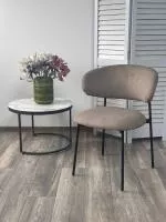 Стул TREND NS05 Капучино, букле / черный каркас, М-City