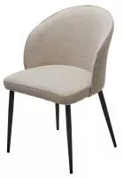 Стул ГЛОРИЯ (GLORIA) цвет 140,  ткань/ черный каркас, ®DISAUR