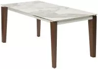 Стол ESMIR 180 GLOSS LUXURY PANDORA SOLID CERAMIC/орех, ®DISAUR