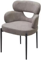 Стул VALTER AR627-11B Молочный, ткань / Черный каркас, ®DISAUR