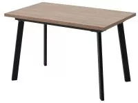 Стол КАНЗАС 120 ДУБ КУНЕО / Черный каркас М-City