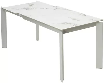 Стол CORNER 120 GLOSS GOLDEN JADE SOLID CERAMIC / WHITE, ®DISAUR