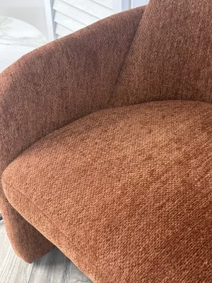 Кресло CUBE OTE SEA-500 Бронзовый,ткань/каркас металл в обивке бронзового цвета OTE SEA 500 ®DISAUR