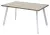 Стол BRICK M 140 Дуб Трюфель/ Белый М-City Стол BRICK M 140 Дуб Трюфель/ Белый М-City