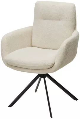 Стул DAREM Белый букле Davis now or never -03 / черный каркас, ®DISAUR