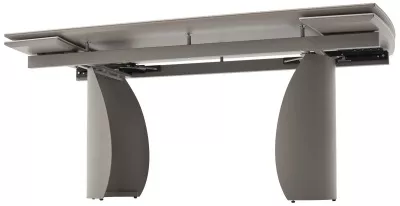 Стол ОЛЬХОН 180 цвет БЕЛЫЙ МРАМОР АКТИВНЫЙ , керамика / Латте каркас