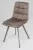 Стул CHILLI SQUARE G062-13 кварцевый, велюр/ латте каркас М-City