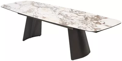 Стол ODIN 200 TL-312, испанская керамика / темно-серый каркас, ®DISAUR