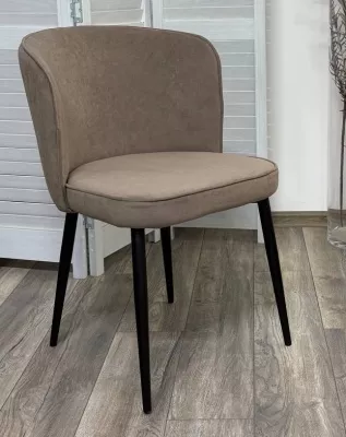 Стул МИЛАНО цвет B5 Капучино, велюр / черный каркас