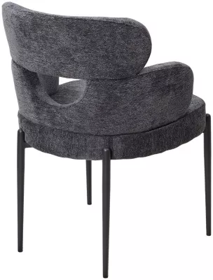 Стул VALTER RAVEN18 Серый, ткань / Черный каркас, ®DISAUR