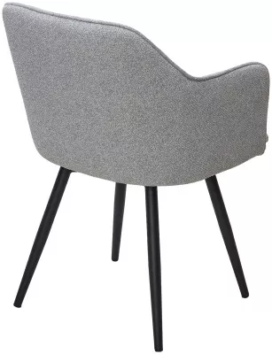 Стул ФОРТ (FORT) 360 град. поворот. цвет 10 Серый, букле / черный каркас