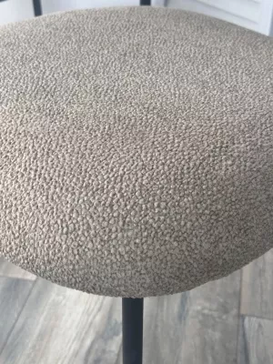 Стул ТРЕНД (TREND) цвет NS05 Капучино, букле / черный каркас