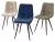 Стул CHILLI-Q синий #29, велюр / черный каркас, 4 шт/ 1 к, М-City