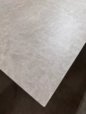 Стол YOAKIM 180 TL-102 Бежевый мрамор, испанская керамика / Темно-серый каркас, ®DISAUR