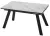 Стол МОРИС-2 140 цвет БЕЛЫЙ МРАМОР АКТИВНЫЙ, керамика / Черный каркас