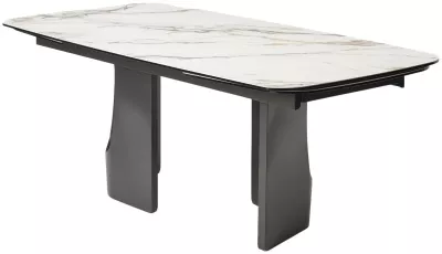 Стол BIRGER 200 KL-188 Контрастный мрамор, итальянская керамика, ®DISAUR