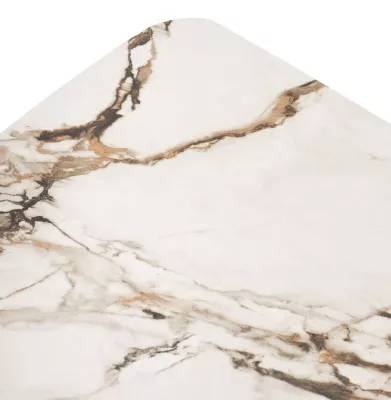 Стол MIKKEL 200 TL-188, испанская керамика / черный каркас, ®DISAUR