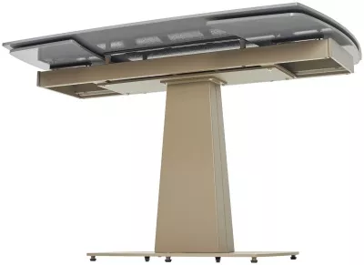 Стол BALDE 120 MATT LATTE STONE SOLID CERAMIC/ TAUPE, ®DISAUR