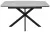Стол АРИЗОНА 130 БЕТОН ЧИКАГО СВ.СЕРЫЙ / Черный каркас М-City
