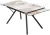Стол ЛИБЕРТИ 140 Pandora, керамика / Черный каркас М-City