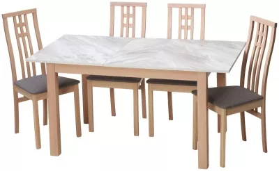 Стул СB-2482YBH MILKY WHITE молочный дуб/ CAMEL M-city