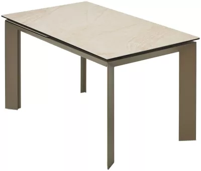 Стол CREMONA 140 KL-105, итальянская керамика / Тауп, ®DISAUR