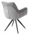 Стул МАРК 360 град., цвет B-22/ LOTOS-12 серый, велюр / черный каркас