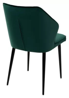 Стул SEATTLE-V ЗЕЛЕНЫЙ #19, велюр / черный каркас М-City
