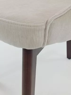 Стул ABI BOSTON-102 латте, ткань / орех, ®DISAUR