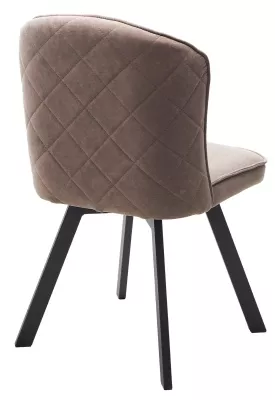 Стул MODE 360 град. поворот. B5 Капучино, велюр / черный каркас, М-City