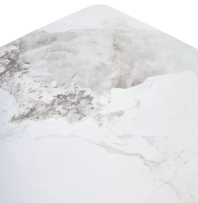 Стол SELTA 200  Белый мрамор CA071, керамика / Дуб/Золотой, ®DISAUR