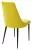 Стул NEPAL-P ЖЕЛТЫЙ #H19, велюр/ черный каркас М-City