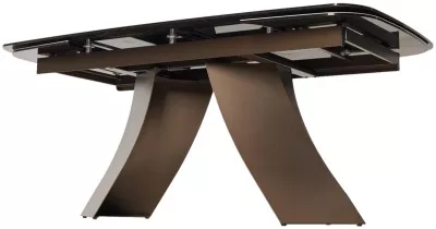 Стол ИОН (YON) 180 цвет TL-109, испанская керамика / Шоколадное золото каркас, ®DISAUR