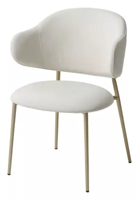 Стул SIENA MOHAIR-103 светлый латте, ткань / шампань, ®DISAUR