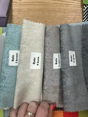 Стул ДИЛЛ, цвет RAIN 17 серый, велюр / черный каркас М-City