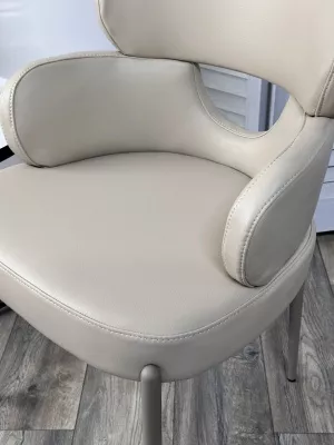 Стул VALTER HF017-02 Бежевый, экокожа / Латте каркас, ®DISAUR