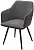 Стул ФОРТ (FORT) 360 град. поворот. цвет B28 Темно-серый, велюр / черный каркас