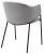 Стул ДИЛЛ, цвет Lana 80 серый, ткань / черный каркас