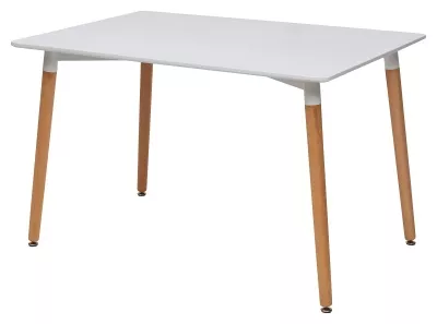 Стол TANSY 120 белый/массив бука  М-City