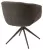 Стул ГИССЕН (GISSEN) 360 град., цвет КОФЕ HP032-08A PU / V885-1, экокожа / ткань / ЛАТТЕ, ®DISAUR