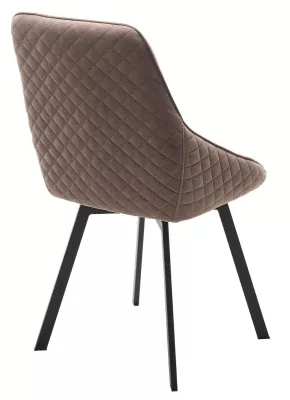 Стул КАСА (CASA), 360 град. поворот. B5 Капучино, велюр / черный каркас